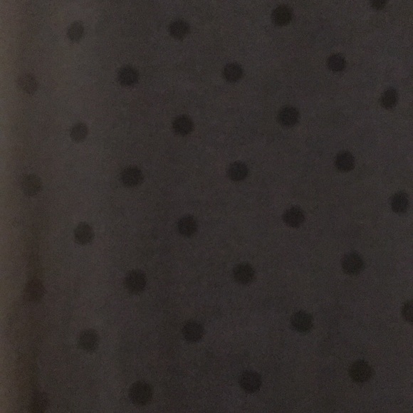 Black and Grey polka dot leggings - Picture 3 of 3